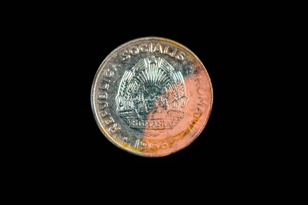 Образ Румунської Монети Бані 1966 Року — стокове фото