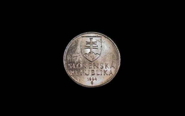 Обратная Сторона Хеллерной Монеты Словении 1994 Года — стоковое фото