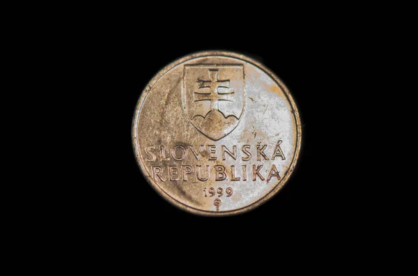 Obverse 1999 Slovenian Heller Coin — Stock Photo, Image