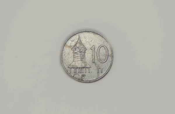 Reverse 2002 Slovenian Heller Coin — ストック写真