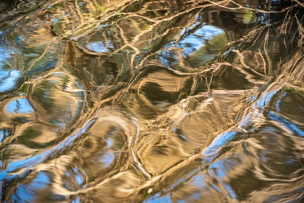 Texture Pattern Light Waves Mountain River — Fotografia de Stock