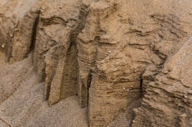 Texture cut sand deposits for background