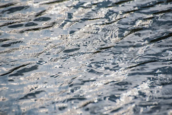 Texture pattern of light on the waves of a mountain river