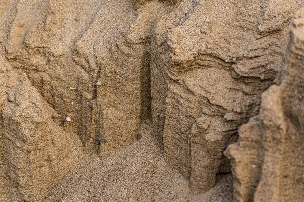 Texture Cut Sand Deposits Background — Stock Photo, Image