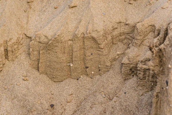 Texture Cut Sand Deposits Background — Stock fotografie