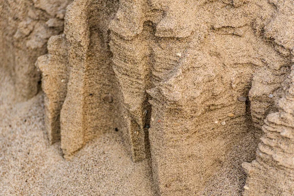 Texture Cut Sand Deposits Background — Foto Stock