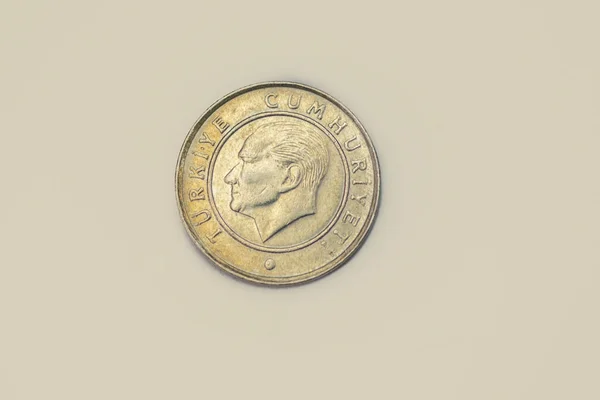 Obverse Turkish Kuru Coin 2011 — Stock fotografie