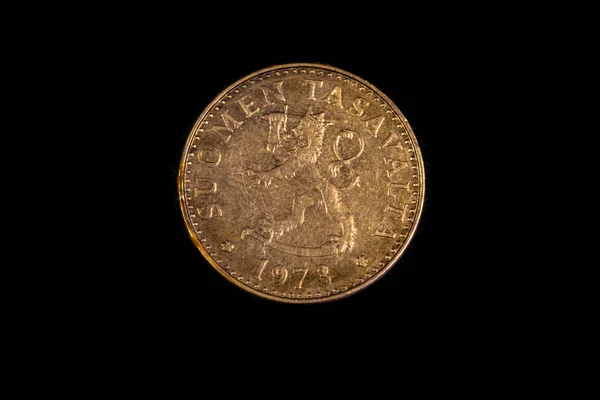 Obverse Finnish Penny Coin 1973 — Stock Fotó