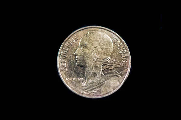 Obverse 1990 French Centime Coin — ストック写真