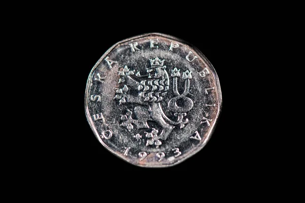 Obverse Czech Korun Coin 1993 — Foto de Stock