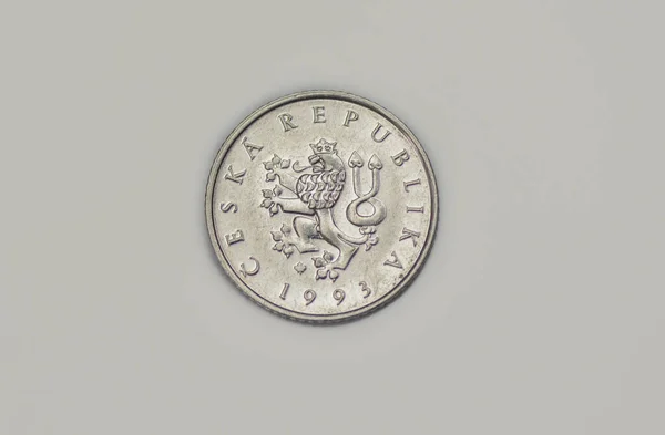 Obverse Czech Korun Coin 1993 — Foto de Stock