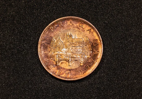 Reverse Czech Korun Coin 2010 — Stok fotoğraf
