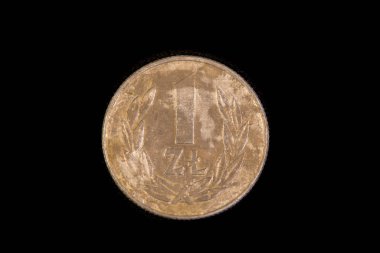 Reverse of the Polish 1 zloty coin of 1988