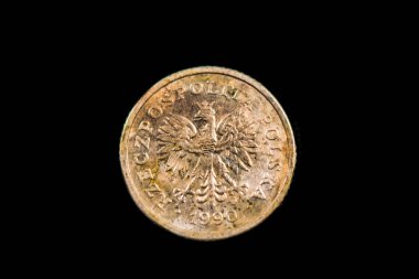 Obverse of the Polish 10 grosze coin of 1990