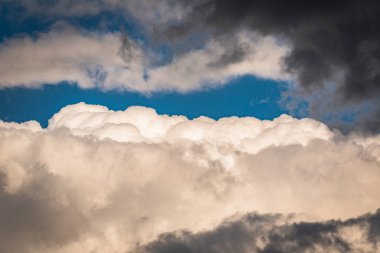 Thunderclouds in the autumn Carpathians