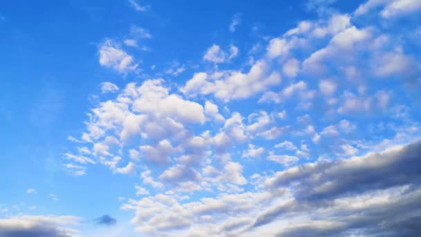 空の奇妙な雷雲とのタイムラプス — ストック動画