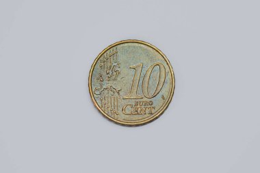 2007 İspanyol 10 eurocent madeni parasının tersi