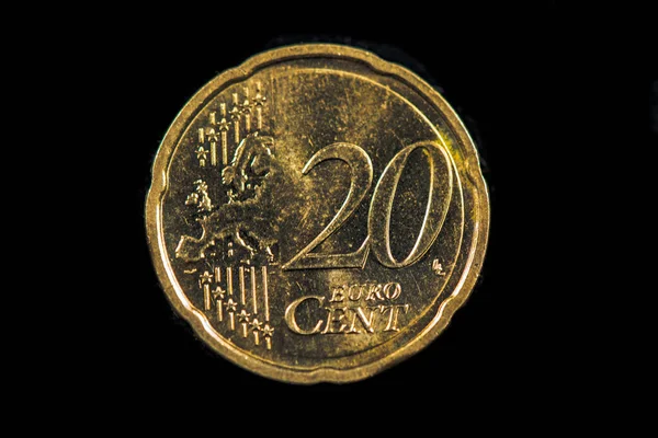 Inversione Della Moneta Centesimi Euro Tedesca Del 2010 — Foto Stock