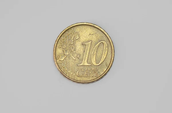 2001 Spanyol Eurocent Madeni Parasının Tersi — Stok fotoğraf