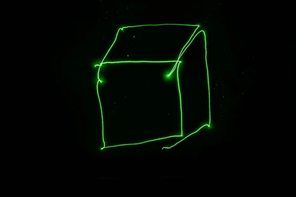 Desenho Esquemático Laser Símbolo Comum — Fotografia de Stock