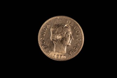 Kolombiya sikkesi 1970 yapımı 20 centavos