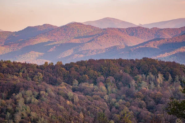 Podzimní Krajina Venkovské Vrchovině — Stock fotografie