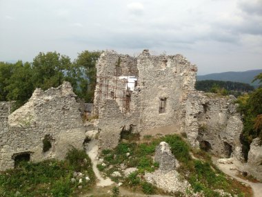 Ruins castle Tematín, Slovakia