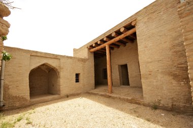 Erbil Kalesi, Kürdistan, Irak konusundaki dolu gökyüzü toz