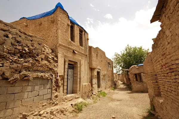 Polvere riempita cielo sopra Arbil Cittadella, Kurdistan, Iraq — Foto Stock