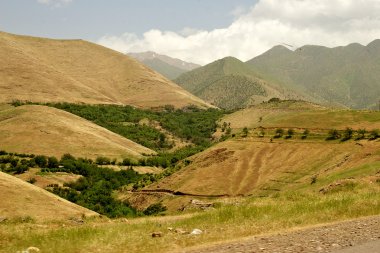 Iraqi mountains in autonomous Kurdistan region near Iran clipart