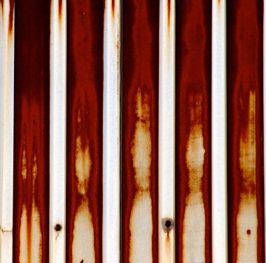 pas kaplı grunge oluklu çelik levha