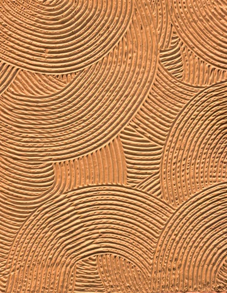 Kreisförmige Textur von sanfter oranger Farbe Stockfoto
