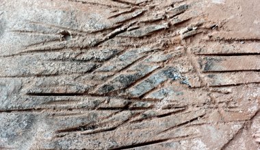 tozlu doku ile çapraz kesim