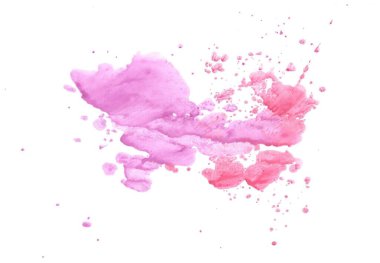 Beyaz kağıttaki lekelerin suluboya dokusu