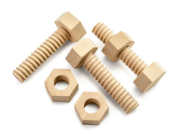 Wooden Screw — Stock Photo, Image