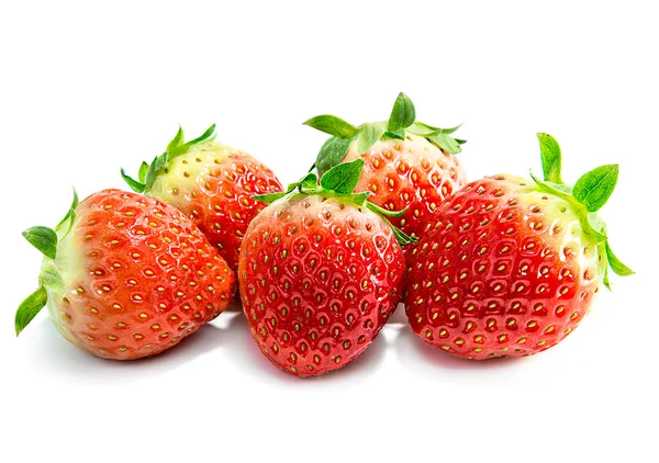 Strawberries Fruit Isolated — Stock Photo, Image