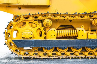 buldozer closeup