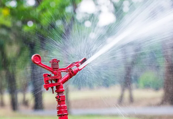 Red sprinkler — Stock Photo, Image