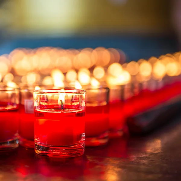 Kerze im Glas — Stockfoto