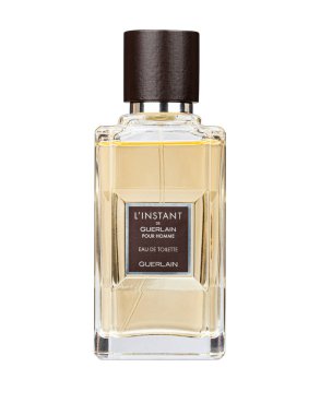 Chisinau, Moldova - 29 Ocak 2022. Guerlain pou Homme, Eau de Tuvalet. Erkekler için parfüm. Beyaz arka planda izole et