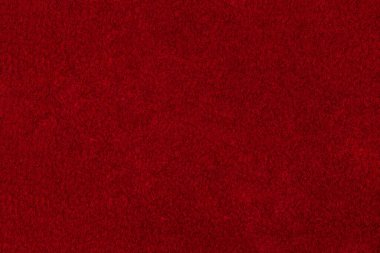 Kırmızı halı dokusu, kırmızı kumaşın terry dokusu.