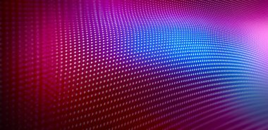 Ufuk Led paneli perspektif, arka plan bulanıklık