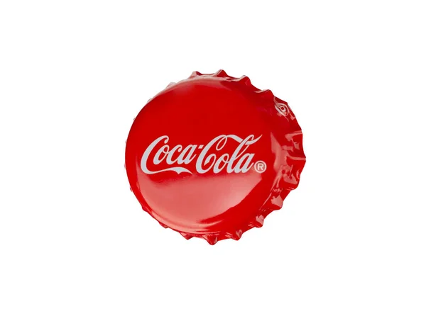 Chisinau Moldova July 2022 Classic Cap Close Coca Cola White — Stockfoto