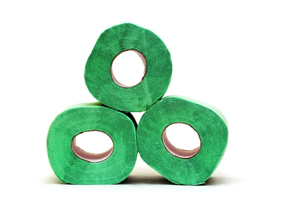 Tres rollos de papel higiénico —  Fotos de Stock