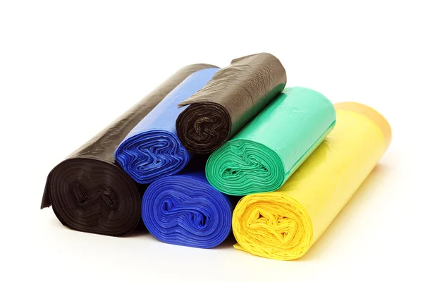 Disposable bags roll — Stock Photo, Image