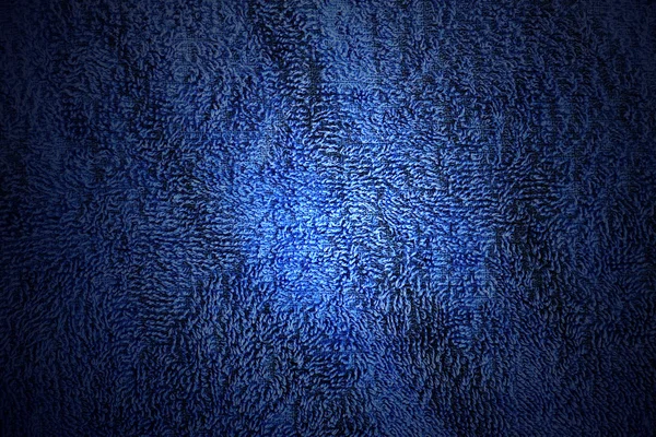 Textura azul de tecido terry — Fotografia de Stock