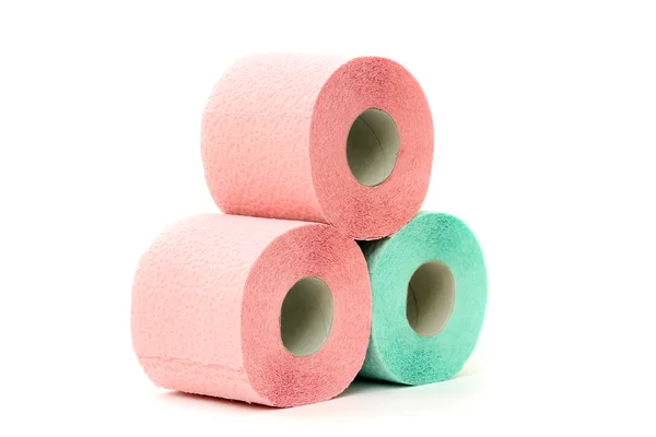 Colorful toilet paper — Stock Photo, Image