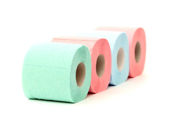 Colorful toilet paper — Stock Photo, Image