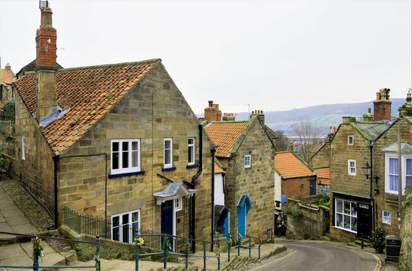 Robin Hood Bay North Yorkshire England Tuesday 22Nd December 2021 — Foto Stock