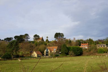 Cloughton 'dan Whitby Cinder Track' e, Cloughton, Kuzey Yorkshire, İngiltere, 12 Şubat 2022.